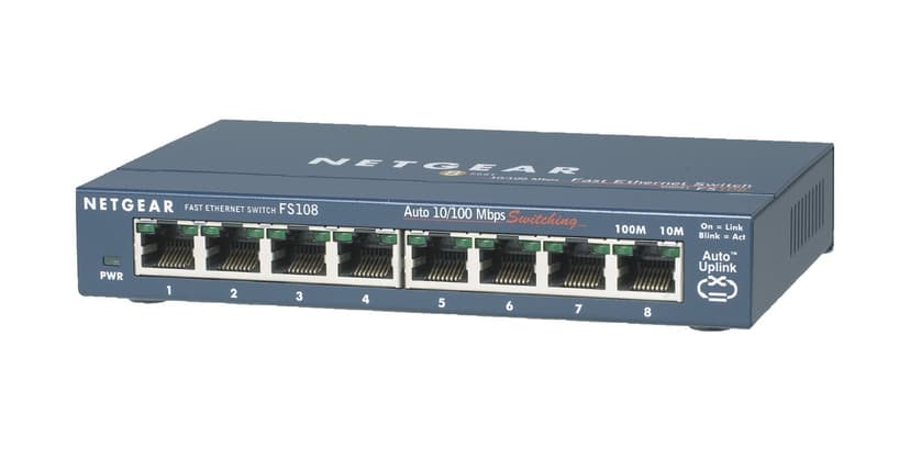Netgear Prosafe FS108 10/100 Desktop Switch