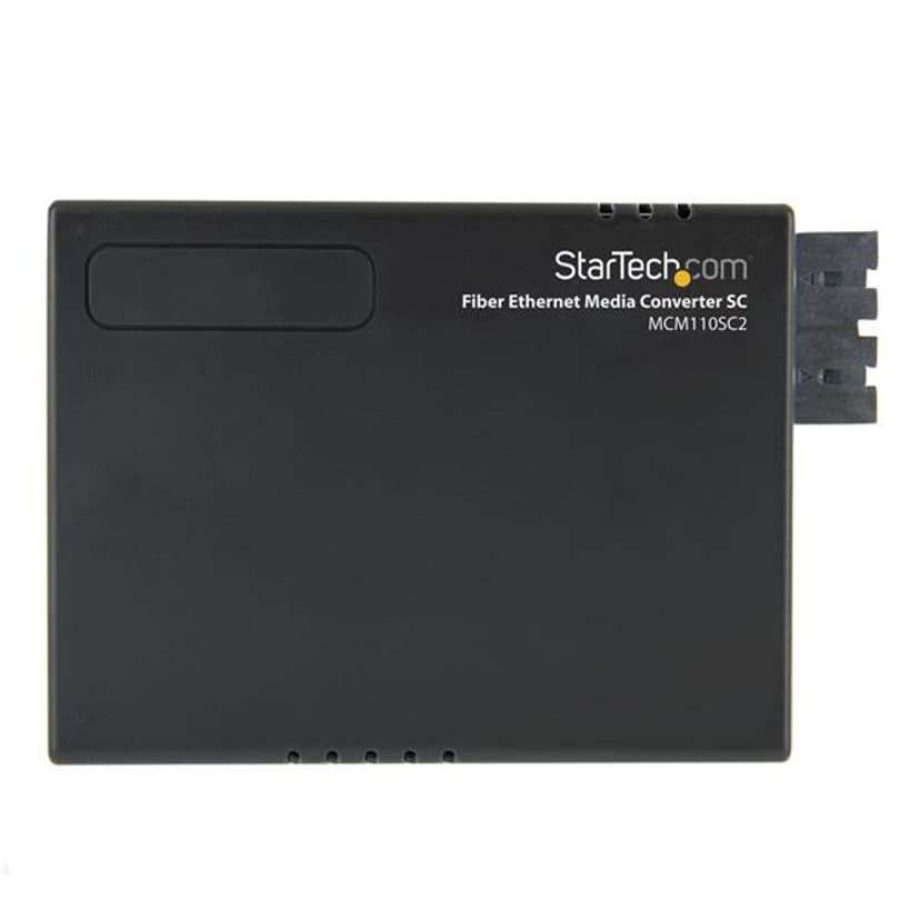 Startech StarTech.com MCM110SC2 mediakonverterare för nätverk 100 Mbit/s 1310 nm Flerläge Svart
