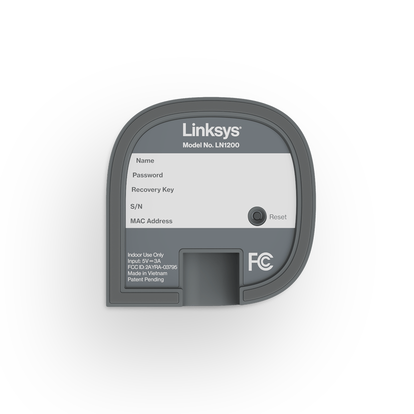 Linksys Velop Micro 6 Dual-band (2,4 GHz / 5 GHz) Wi-Fi 6 (802.11ax) Vit Intern