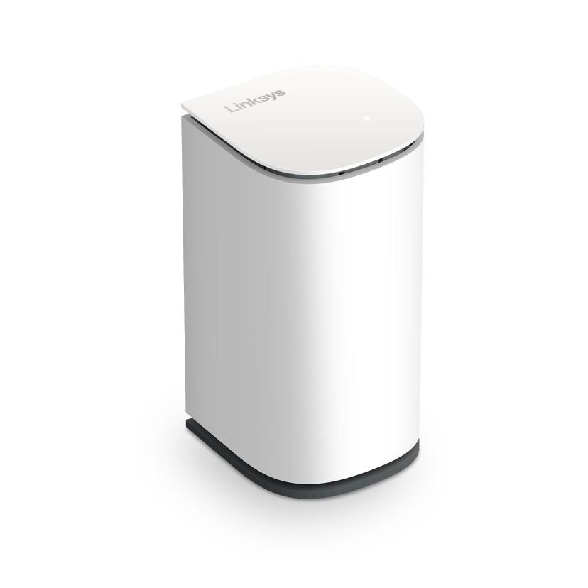 Linksys Velop Micro 6 Dobbelbånd (2.4 GHz / 5 GHz) Wi-Fi 6 (802.11ax) Hvit Innvendig lys