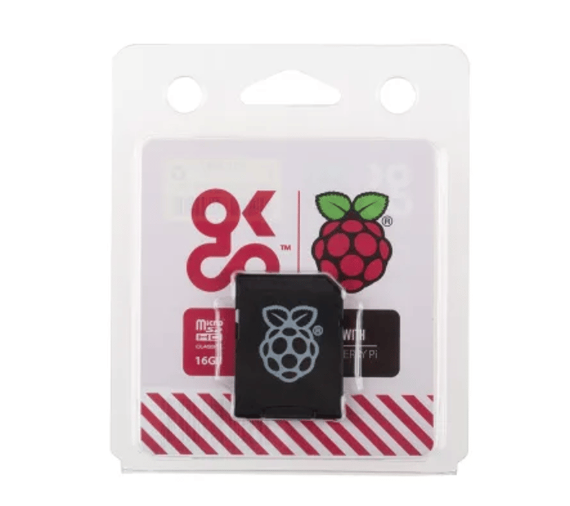 Raspberry Pi 16GB NOOBS microSDHC Card for RPI5 16GB MicroSD