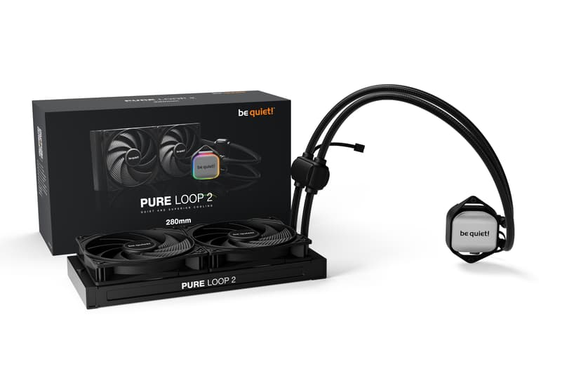 be quiet! Pure Loop 2 280MM AiO -nesteenjäähdytin Musta