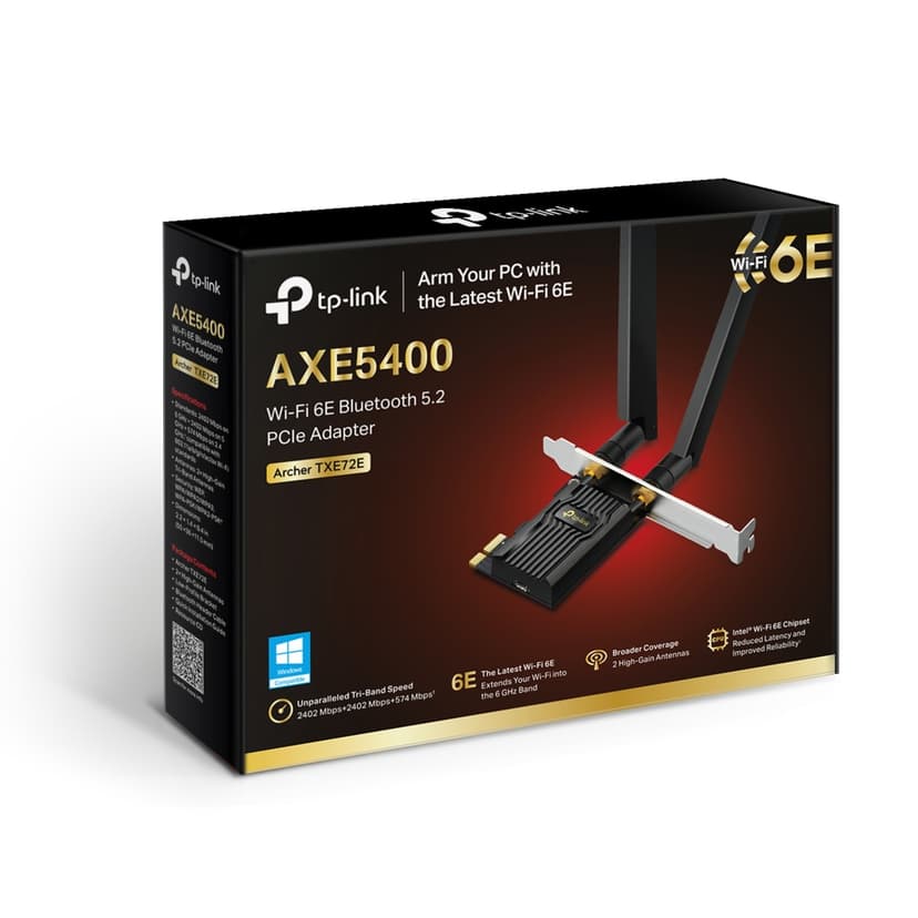 TP-Link Archer TXE72E Intern WLAN / Bluetooth 2402 Mbit/s