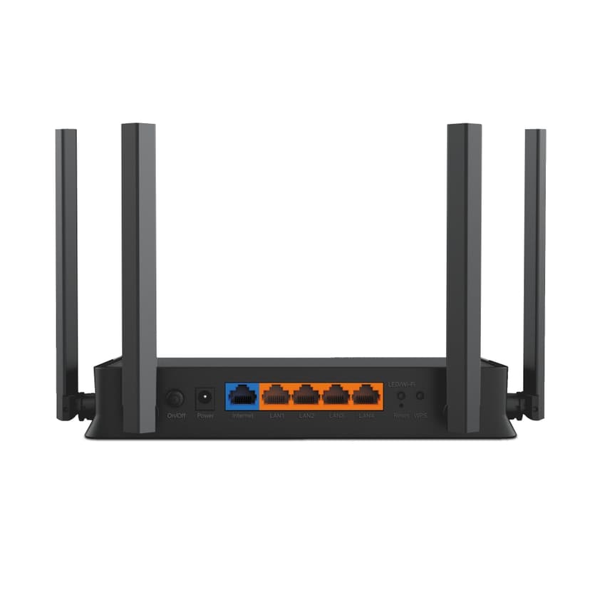 TP-Link Archer BE220 trådlös router Gigabit Ethernet Dual-band (2,4 GHz / 5 GHz) Svart