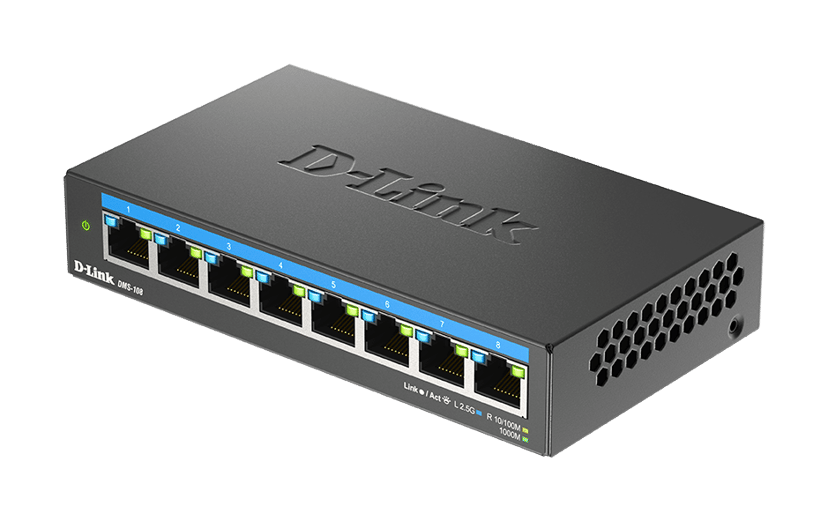 D-Link DMS-108/E 8-portars 2,5GE-switch