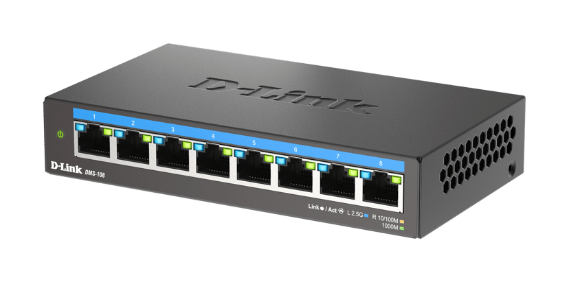 D-Link DMS-108/E 8-portars 2,5GE-switch