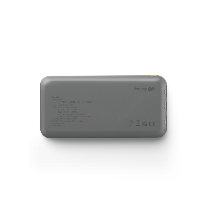 GP Powerbank Plus 10000mAh Musta 10000mAh Musta
