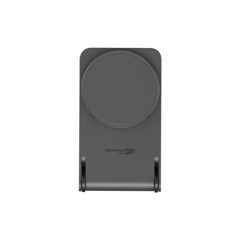 GP Magnetic Safe 2-in-1 Langaton Powerbank 5000mAh 5000mAh Antrasiitti harmaa