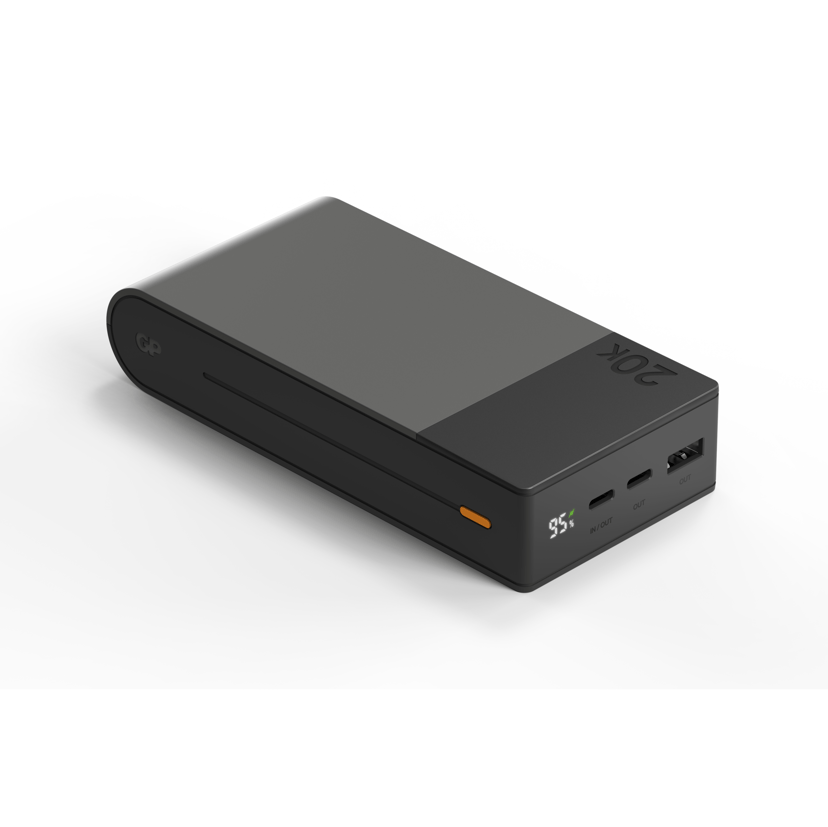GP Powerbank M2+ 20 000 mAh Harmaa 10000mAh Harmaa