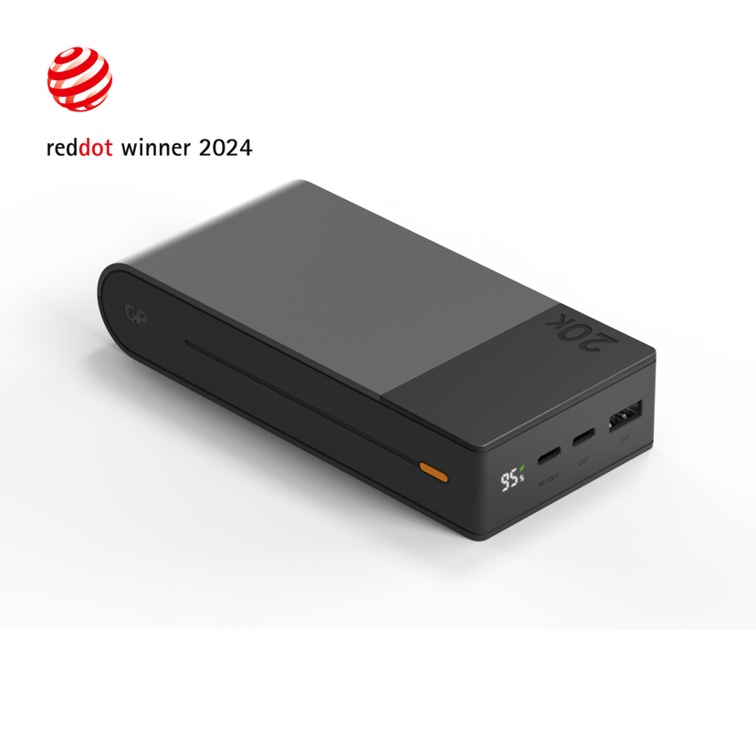 GP Powerbank M2+ 20 000 mAh Harmaa 10000mAh Harmaa