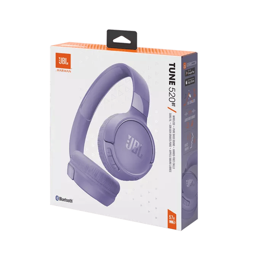 JBL Tune 520 BT Stereo USB-C Purppura