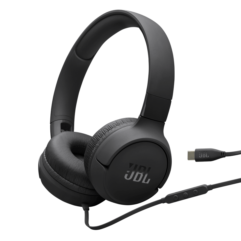 JBL Tune 520C USB-C Svart