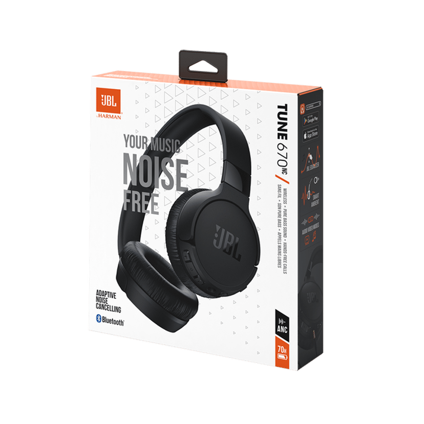 JBL Tune 670NC Stereo USB-C Musta