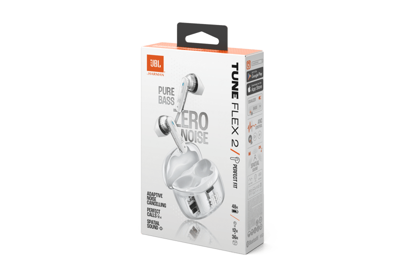 JBL Tune Flex 2 Stereo Ghost White