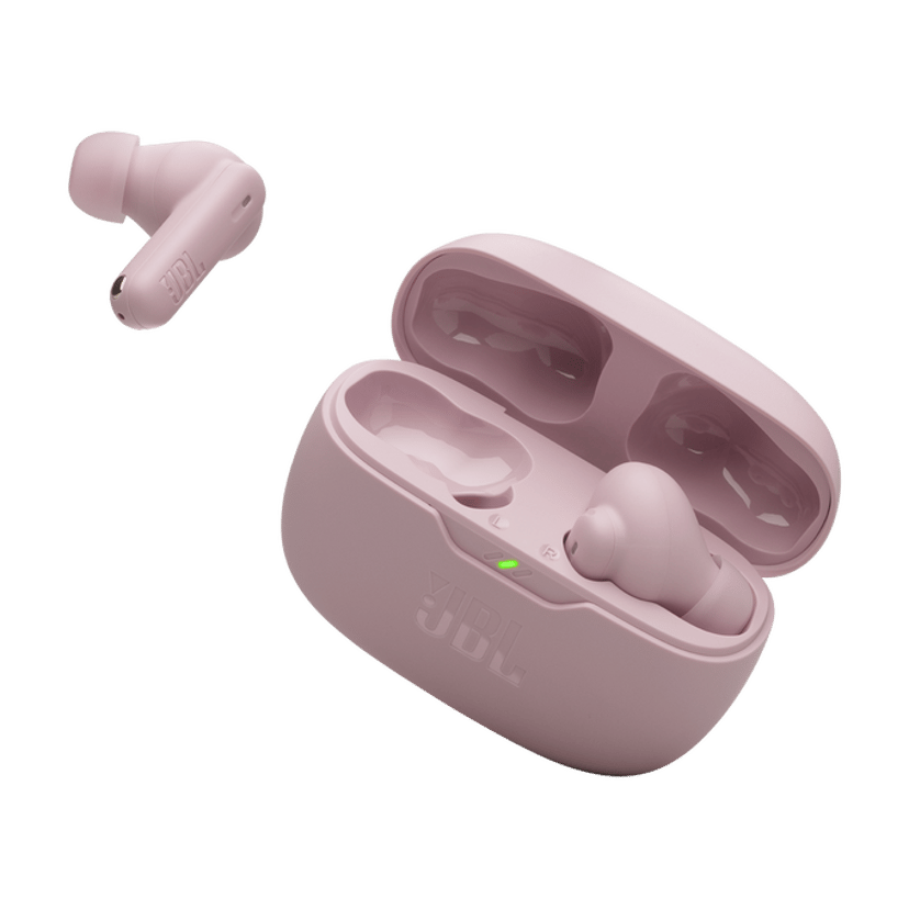 JBL Wave Beam 2 Hodesett Trådløs In-ear Samtaler/musikk Bluetooth Rosa Stereo UKCA Rosa