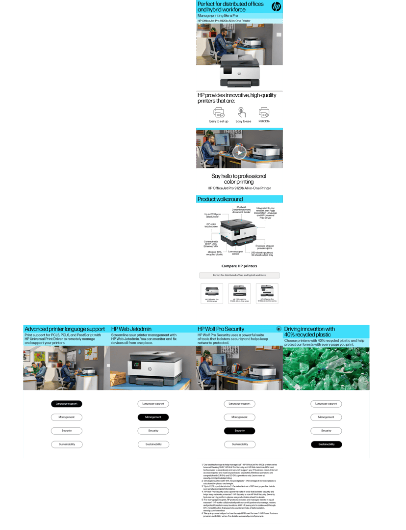 HP OfficeJet Pro 9120B A4 All-In-One