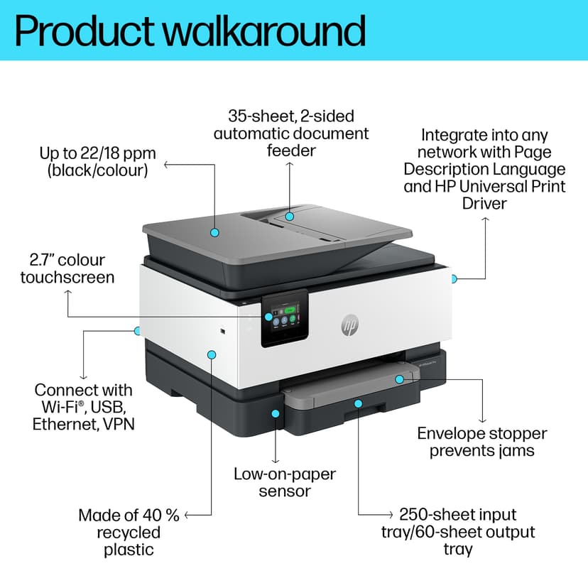 HP OfficeJet Pro 9120B A4 All-In-One