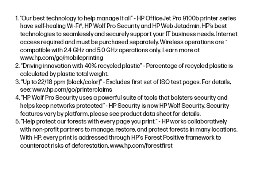 HP OfficeJet Pro 9110B A4
