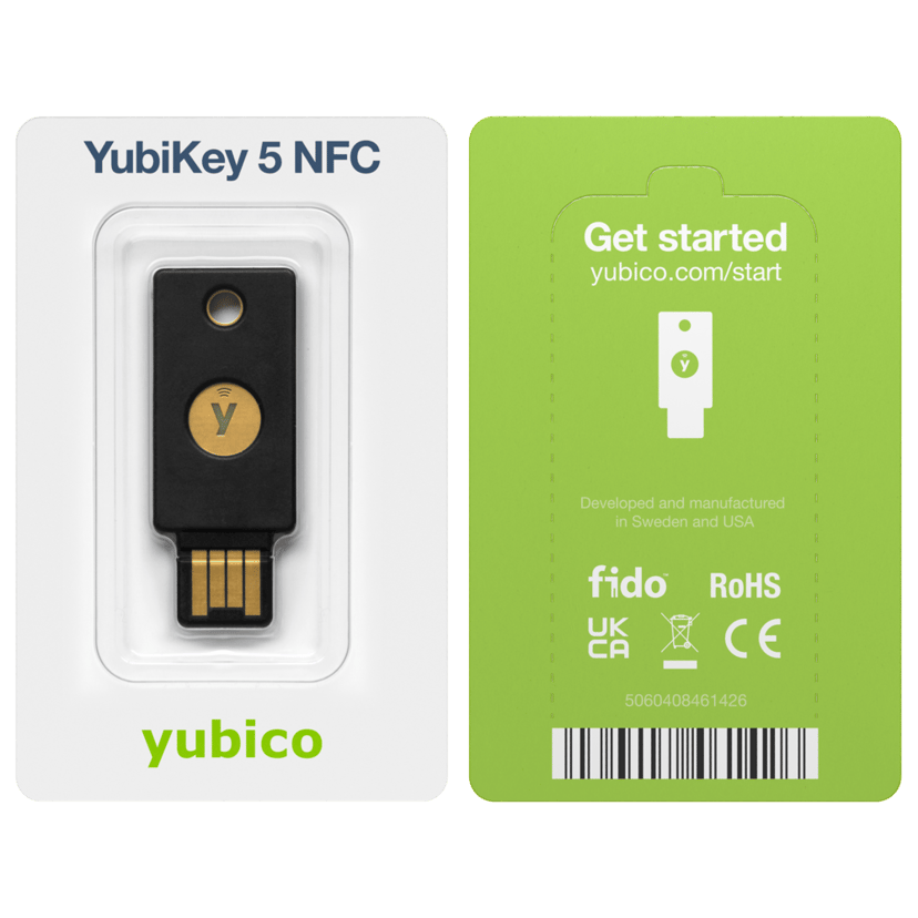 Yubico Yubikey 5 NFC (USB-A) 5-pack