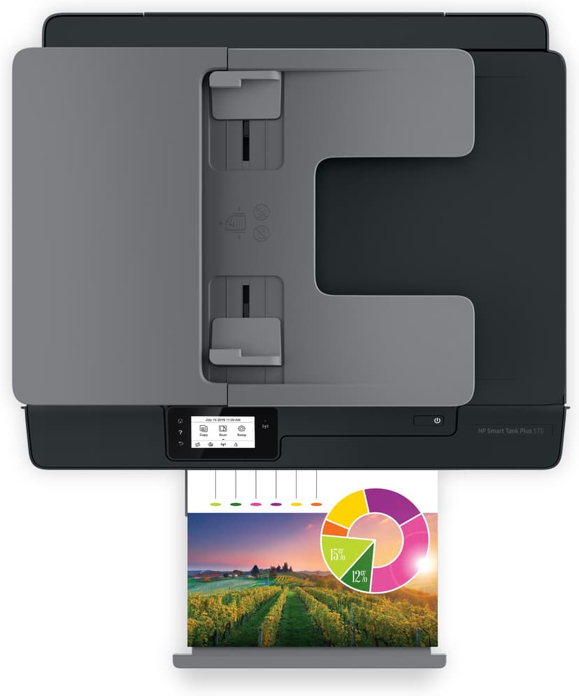 HP Smart Tank Plus 570 A4 All-In-On Svart