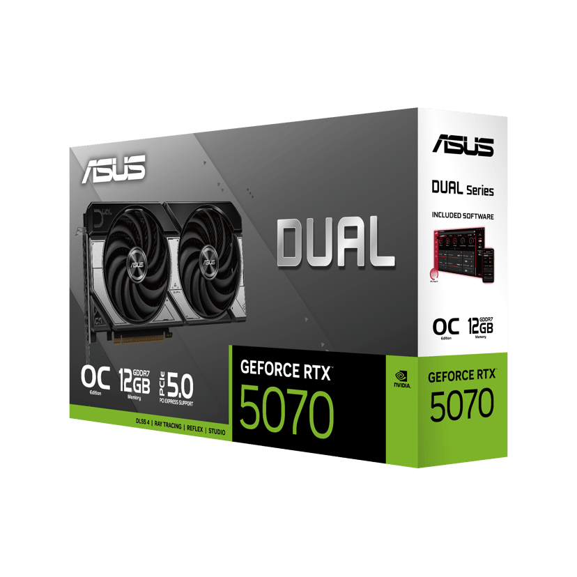 ASUS Dual GeForce RTX 5070 OC 12GB