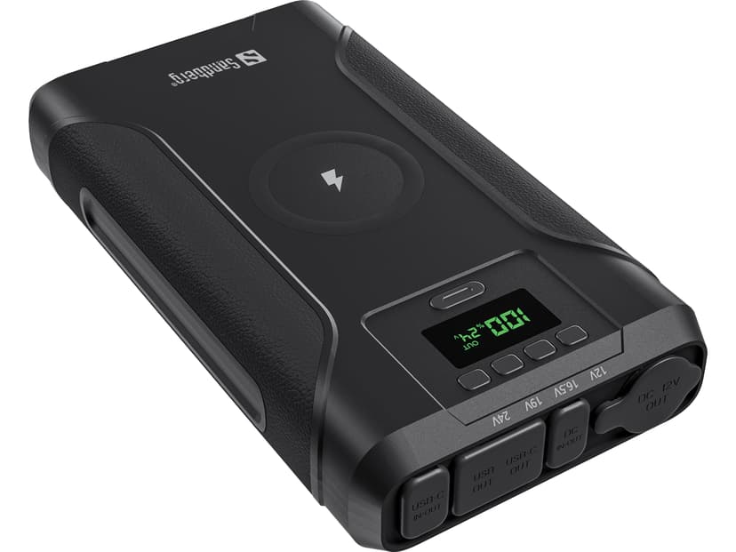 Sandberg Survivor Powerbank 7-i-1 76800 276.48, 76800Wh Sort