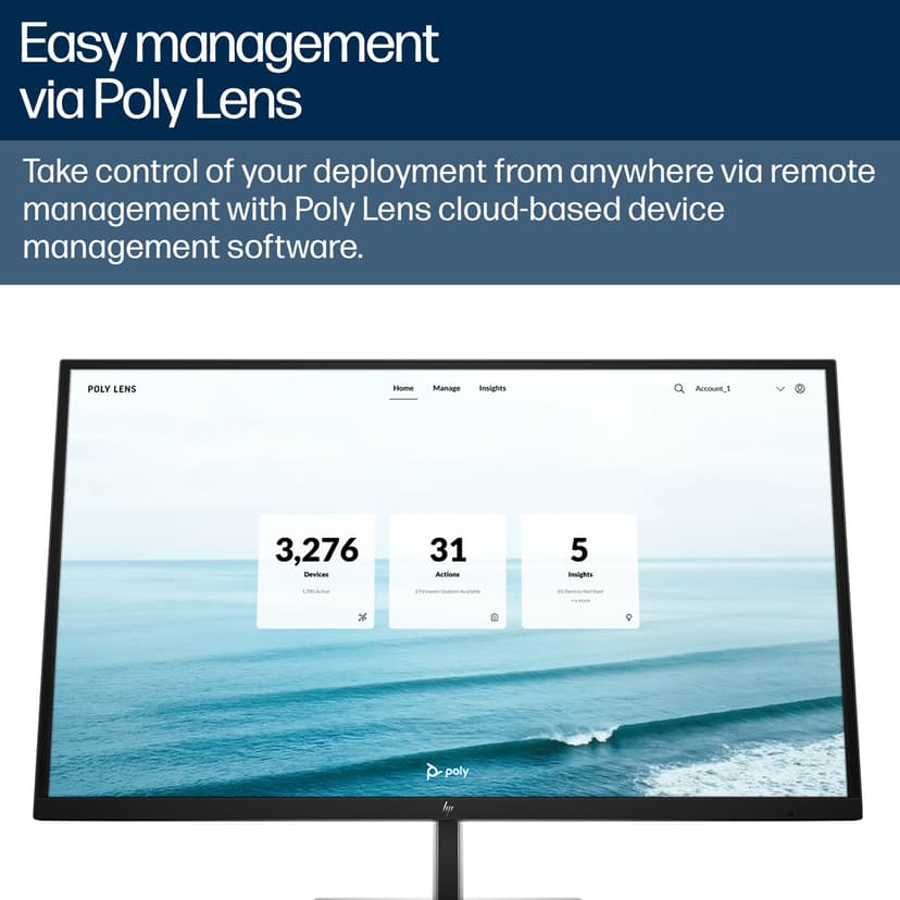 HP Poly Studio V52 USB Video Bar