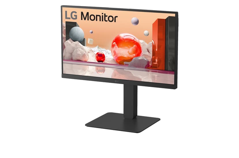 LG 24BA650 computer monitor 60,5 cm (23.8") 1920 x 1080 Pixels Full HD LED Zwart 23.8" 1920 × 1080pixels IPS 16:9 100Hz