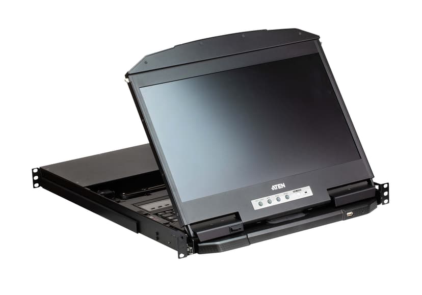 Aten CL3884NW-ATA-XG telinekonsoli 47 cm (18.5") musta