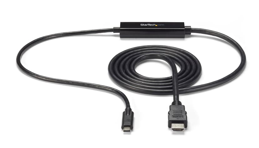 Startech USB-C to HDMI Adapter ekstern videoadapter 2m USB-C HDMI Svart