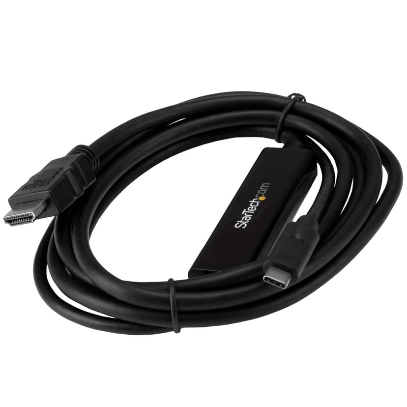 Startech USB-C to HDMI Adapter ekstern videoadapter 2m USB-C HDMI Svart