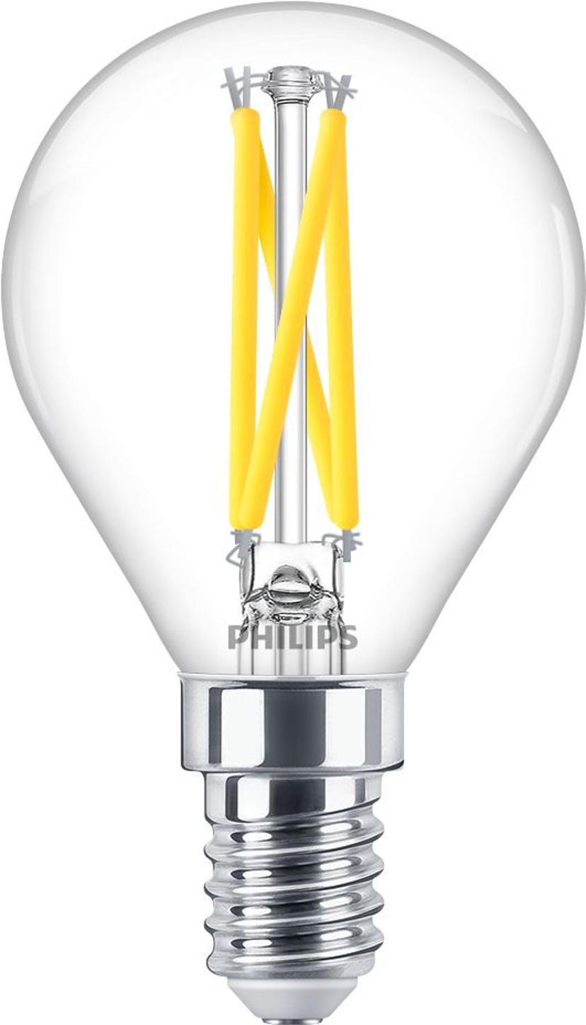 Philips LED E14 Globe Clear 1.8W (25W) 250 Lumen