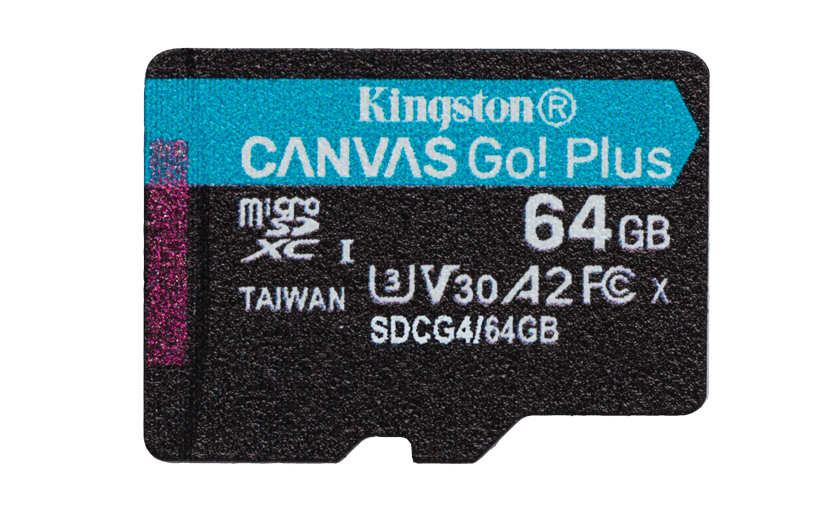 Kingston Canvas Go Plus Gen4 64GB MicroSD UHS-I