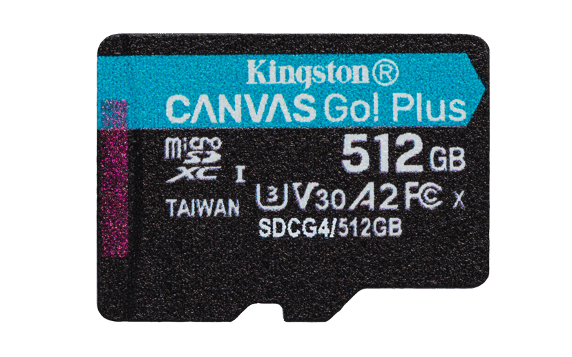 Kingston Canvas Go Plus Gen4 512GB MicroSD UHS-I