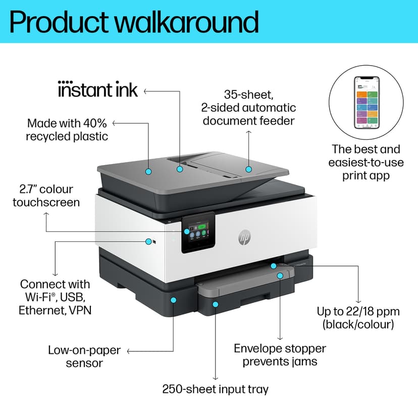 HP OfficeJet Pro 9120e A4 All-In-One
