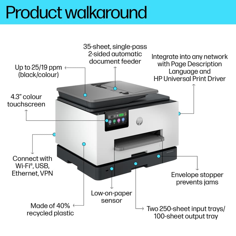 HP OfficeJet Pro 9130B A4 All-In-One
