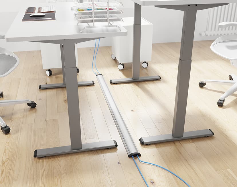 Prokord Aluminium Gulvkabelkanal – Elegant & Sikker Kabelhåndtering