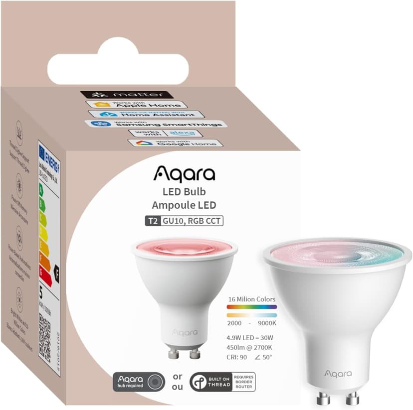 Aqara LED-pære T2 RGB (Farge) GU10