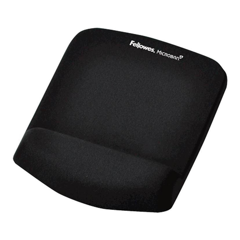 Fellowes PlushTouch Muismat met Polssteun - Zwart