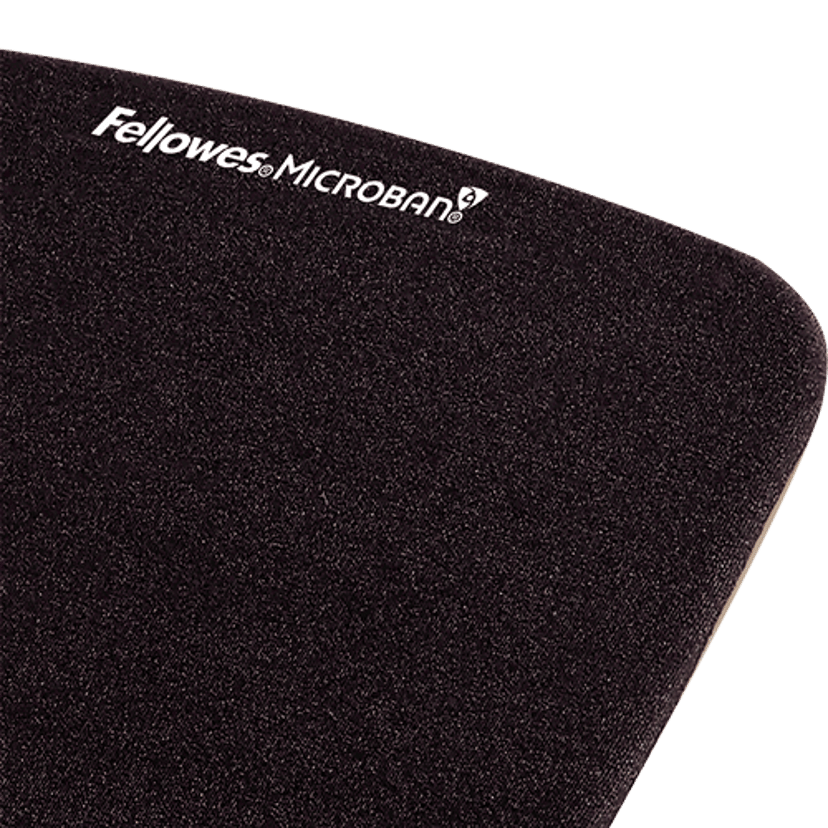 Fellowes PlushTouch Musmatta med Handledsstöd, Svart