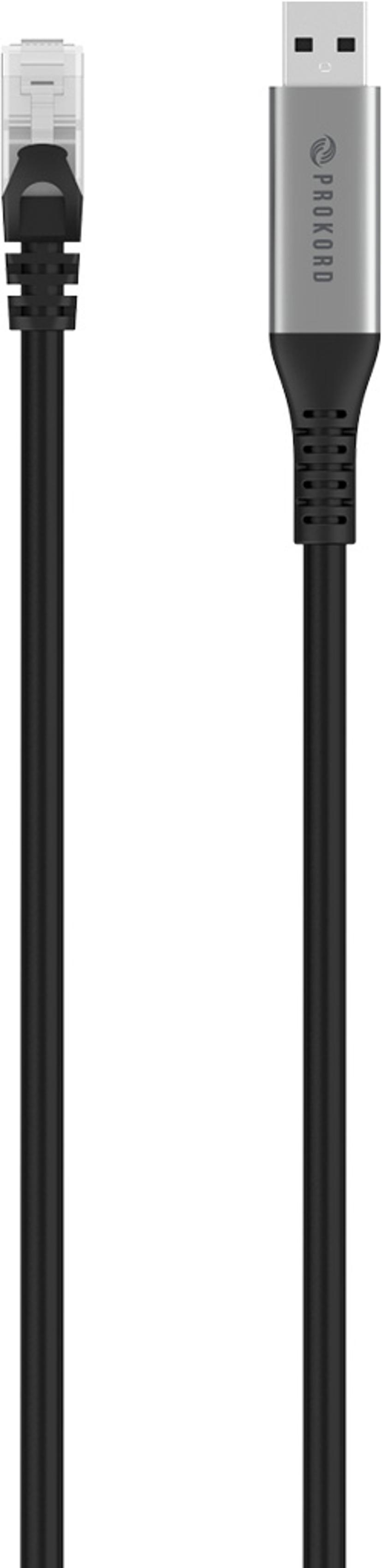 Prokord USB-A til Gigabit Ethernet Adapterkabel 1,8 m (RJ45)