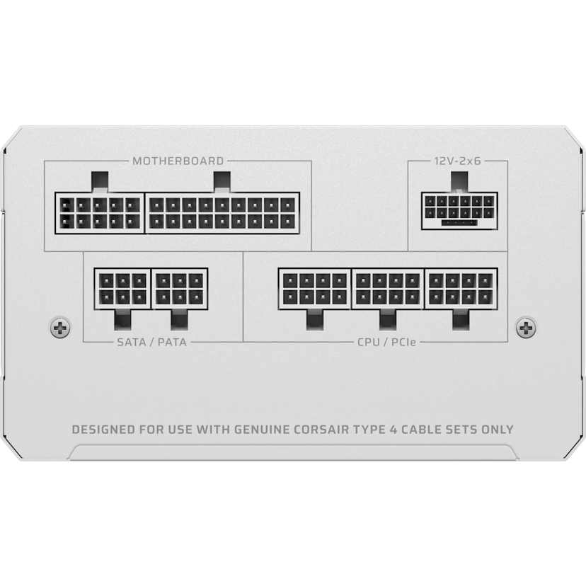 Corsair RM850E (2025) White 850W ATX 80+ Gold Strømforsyning