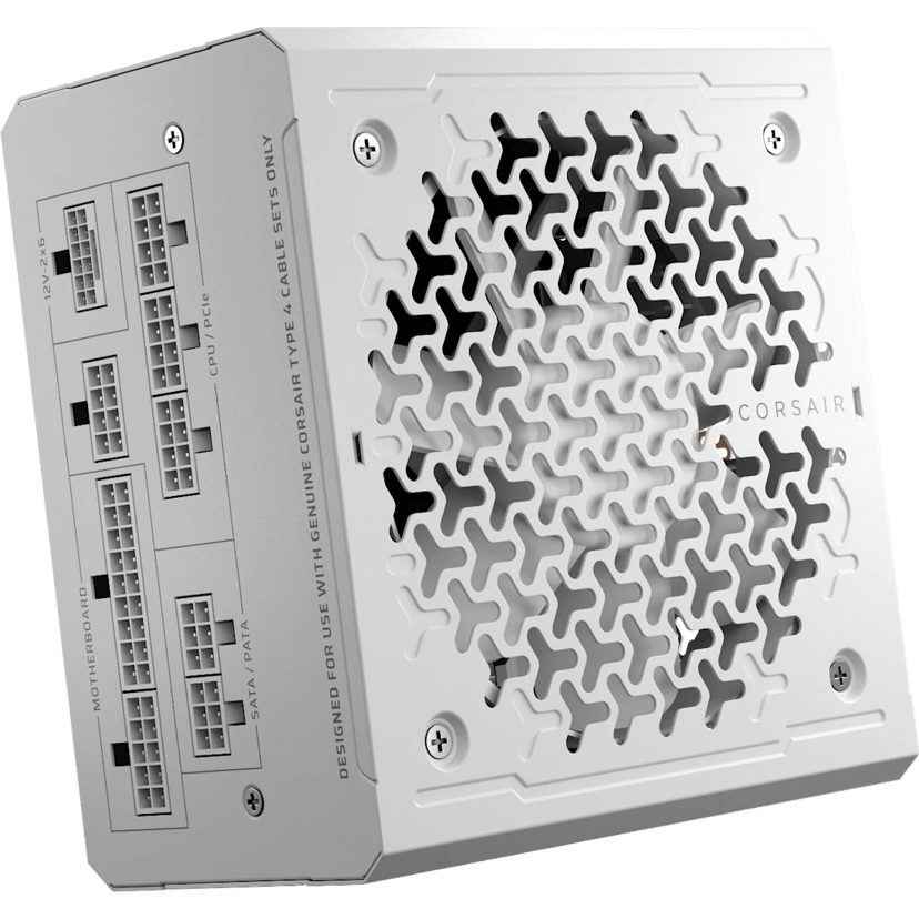 Corsair RM1000E (2025) White 1000W ATX 80 PLUS Gold Strømforsyning