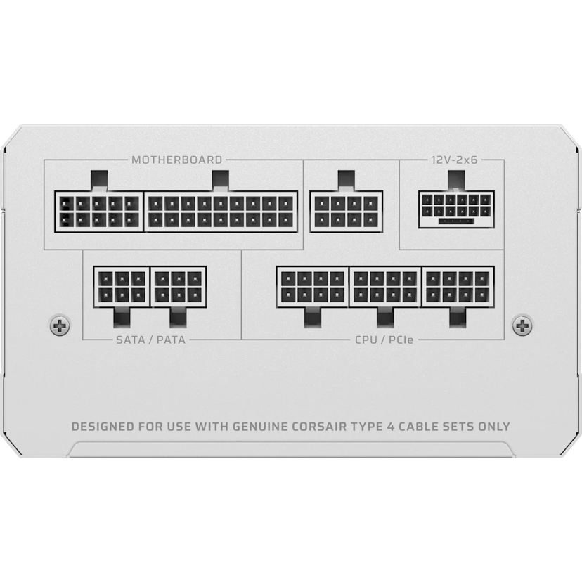 Corsair RM1000E (2025) White 1000W ATX 80 PLUS Gold Strømforsyning