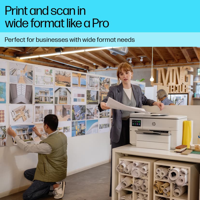 HP OfficeJet Pro 9730E Wide A3 - (Fyndvara klass 2)