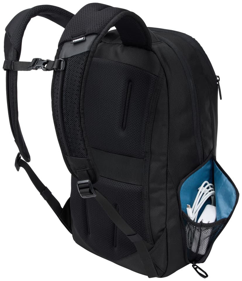 Thule Accent Backpack 23L 16" Kierrätetty polyesteri Musta