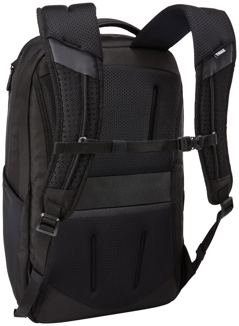 Thule Accent Backpack 23L 16" Kierrätetty polyesteri Musta