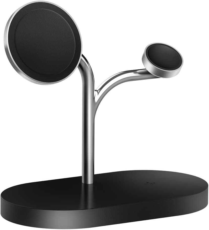 Samsung 3in1 Wireless Charger Silver, Svart