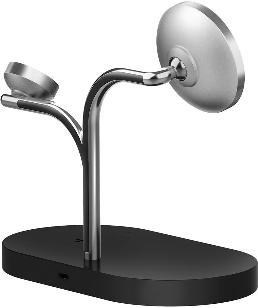Samsung 3in1 Wireless Charger Silver, Svart