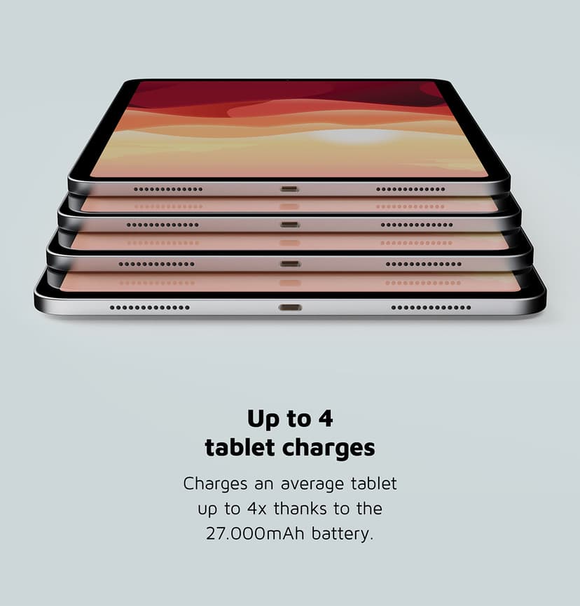 Xtorm Fuel Series 27000 mAh 67W - Zwart 27000mAh Zwart